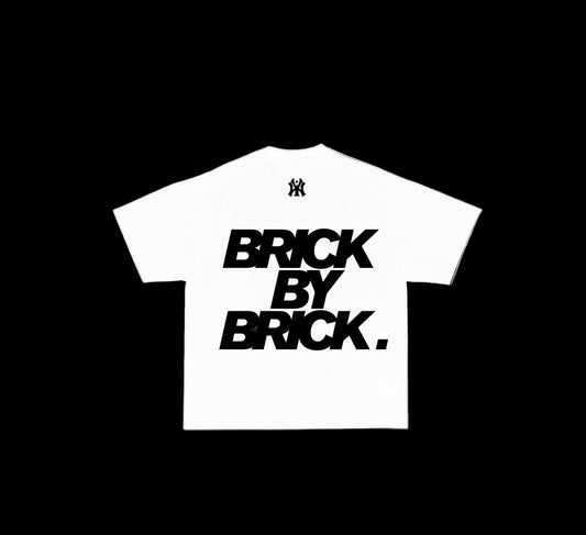 T-SHIRT BRICK BY BRICK BLANC