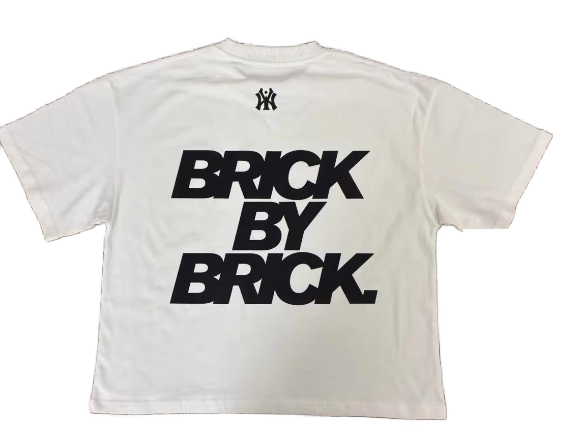 T-SHIRT BRICK BY BRICK BLANC
