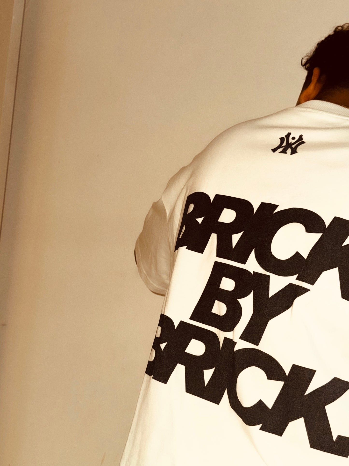 T-SHIRT BRICK BY BRICK BLANC