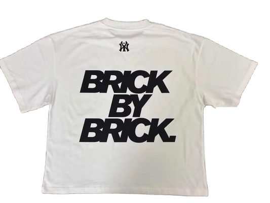 T-SHIRT BRICK BY BRICK BLANC